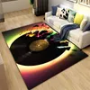 Mattor 3D Creative Music Record Rug vardagsrum matta heminredning icke-halk kök badrum golvmatta hall dörrmatta sovrum fotlan