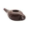 Frascos de quadril cerâmica neti pot portátil fácil de limpar lavagem nasal limpeza nasal para lavar remove poeira das mulheres dos homens