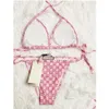 Kvinnor badkläder sommarbikinis kvinnor designer y bandeau bikini baddräkt badkläder set femme badkläder droppe leveranskläderduk otgit