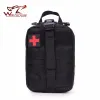 Sacos táticos médicos primeiros socorros molle bolsa militar pacote de cintura durável kit de emergência saco de ferramentas acampamento ao ar livre viagem molle bolsa