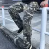 Pantalons pour hommes Y2K Mode Feuille Camouflage Style fonctionnel Streetwear Vintage Vêtements Pantalon de survêtement décontracté Pantalon Cargo pour hommes