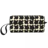 Borse per cosmetici Borsa da toilette modello Eclipse nera da viaggio Orla Kiely Organizer per trucco Scatola per kit Dopp per bellezza da donna