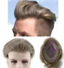 7 Kleur Menselijk Haar Toupet Voor Mannen Natuurlijke Rechte Lichtbruin Vervanging Haarstukje Europese Remy Haar Mannelijke Pruik 10x83185396