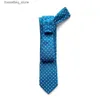 Cravatte Tailor Smith Cravatta da uomo Cravatte di seta da lavoro Cravatta a pois per uomo Accessori per vestirsi classici L240313