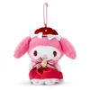 Japansk eftermiddagstedessert Kulomi Melody Laurel Dog Pacha Dog Plush Pendant Key Chain 2024