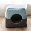 Mats New pet cat litter linen splicing dualpurpose cat room small dog kennel mat four seasons available pet cat house cat mat