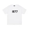 デザイナーTシャツメンメンズサイズのTシャツラグジュアリーヴィンテージレディース夏のTシャツスウェットティートップマン1977コットンホワイトブラックグレーファッションレタージャンパー女性服