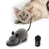 Rolig fjärrkontroll råtta mus trådlös katt leksak nyhet gåva simulering plysch rolig rc elektronisk mus husdjur hund leksak för barn231y