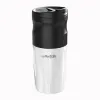 Tools Coffee Talk Tasse à café électrique en acier inoxydable 427 ml broyeur double couche filtre mini broyeur de cuisine café grain mouture café