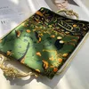 Eşarp Yeşil İpek Eşarp 110cm Mulberry Ele Haddelenmiş Kenarlar Bandana Çiçek Zarif Kadın Şal Tasarımcı Baş Bandanas263a