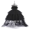 Meisje Jurken MQATZ Zomerjurk 1 Jaar Rode Puffy Kids Tutu Doop Prinses Trailing Vestido Peuter Kinderen Doop Babykleertjes