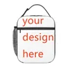 Personalizza il tuo design personalizzato Borsa per il pranzo isolata Borsa portatile fai-da-te o contenitore per pasti Borsa termica 240226