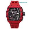 Ładne zegarki na nadgarstek Unisex Na rękę RM Watch RM11-03 FQ Red Red NTPT Fibre Material Data Miesiąc Wyświetlacz