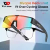 WEST BIKING Fit Over Myopia Glasses Men Women Polarized Sunglasses Pochromic Cycling Glasses Driving Fishing Eyewear Goggles 240312