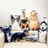 Kudde ny heta fotoanpassning Diy CUDIONS Creative Gift Dogs Pillow Plush Toys Dolls fylld djurkudde Sofa bildekorativ