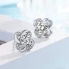 Designer Koreaanse klaver designer stud oorbellen voor vrouwen meisjes glanzende diamant bling kristal liefde geometrie charme oorbel oorbellen oorbellen sieraden VB3A