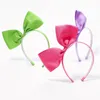 Hair Accessories 1 Pcs Pure Color Bow Tie Headband Girl High Quality Scrunchies For Grils Kids Bands