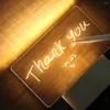 Veilleuses USB Message Board Note Créative Lumière Led Chambre Enfants Cadeau Petite Amie Confession Décoration Lampe