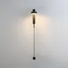 Lâmpada de parede nórdica designer criativo estúdio arte simples simplesmente sala de jantar de vidro acessórios de quarto