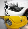 3D Car Headlight Eyelash Patch Sticker Electric Eye Lashes 2917cm Black5485051