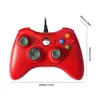 Gamecontrollers Bekabelde USB-gamepad voor Xbox 360/Windows 10/8.1/8/7 Controller Gaming-afstandsbediening Joystick 3D-rocker met dubbele vibratie-turbo