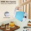 غلاية قابلة للطي الكهربائية سيليكون 304stainless من الصلب ضغط غلاية قابلة للطي للتخييم Mini Mini Electric Kettle 240228