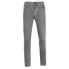 Jeans pour hommes Casual Skinny pour hommes Rides Slim Fit High Street Y2K Pantalon masculin Printemps Automne Cravate en plein air Pieds Pied