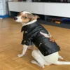 Glorious Eagle Pattern Dog Coat Pu Leather Jacket Soft Waterproof Outdoor Puppy Ytterkläder Fashion Clothes For Small PetxxS-XXL Y289D