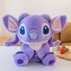 Jouets en peluche Angie violets mignons, jeu pour enfants, compagnon de jeu, cadeau de vacances, poupée, prix de machine, vente en gros