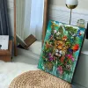 Leathercraft 5d Full Diamond Embroidery Leopard Diy Diamond Painting Animals New Arrival Tiger Picture of Rhinestone Art Zoo Home Decoration