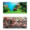 Decorações Juwel HD Fish Tank Fundo Pintura PVC Dupla Face Aquário Poster Decoração Wall259E