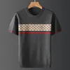 Uomo Donna T-shirt 2024 Taglie forti Autunno Mezza manica Maglione Uomo T-shirt corta Ape Ricamo jacquard Linea casual Top Large Taglie forti L-5xL