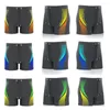 Men's Swimwear Men Swimming Trunks Quick-drying Beach Shorts Swim Boxer With Drawstring Lined L-5XL Briefs Man Sportswear