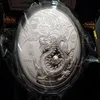 Pièce de monnaie chinoise en argent d'art et d'artisanat de 1kg, 1000g d'argent 99 99% dragon du zodiaque art220y