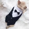 Vêtements de chien formels Costume de mariage pour animaux de compagnie Costume de smoking pour petit moyen s carlin bouledogue français noeud papillon s Y200330293I
