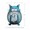 Boîtes Tooart Cat Piggy Bank Metal Coin Bank Money Box Figurines Coin Box Sauver Money Home Decor New Year Christmas Gift For Kids