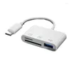 USB Hubs Type C Memory Card Reader Hub 2.0 Docking Station OTG Adapter SD TF CF för smartphone Drop Delivery Computers Networking Co DHDHS