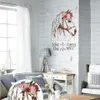 Horse Head Personality Wall sticker Mural Removable DIY Room Decor Declas Bedroom Wall Decal SK7092 201130262o