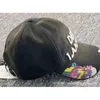 22SS Dept chapéu co-branded Lan graffiti splash-ink boné de beisebol americano protetor solar maré