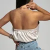 Réservoirs pour femmes Femmes Mode Sexy Cou Sans Manches Débardeurs Causal Gilet Retour Moins