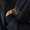 Luxe Designer Sieraden Eenvoudige Letter Pins Broche Vrouwen Gouden Broches Heren Klassieke Merk Broche Ontwerpers voor Sacrf Suit Feestjurk Accessoires