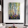 Affiche de feuille d'arbre et de forêt, peinture sur toile murale pour images de salon, paysage, décoration de maison moderne, imprimés colorés 206i
