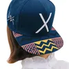 Nieuwe Hip-Letter X Platte Hoed Baseball Cap Hiphop Pet chapeau homme hoed petten de basketbal #t226y