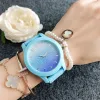 2024Fashion Full Brand Wrist Watches Men Women Ladies Unisex Crocodile Style Quartz Casual Silicone Band Clock LA15