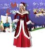 Robes décontractées Noël Père Noël Costume Cosplay Vêtements Fantaisie Robe en Costume Femme pour Adultes Chaud Winter7576194