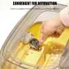 Gaiolas transparente conjunto gaiola de hamster respirável panorâmica casa de hamster pequeno animal de estimação caixa de criação pequeno animal coelho gaiola cobaia casa