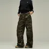 Men's Pants Trend Street American Retro Side Pocket Design Nisze Kolor Spodnie Kolorowe Spodnie Casual Commintwear Hip Hop