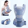 Mochila ergonômica para bebê de algodão poli, destacável, infantil, hipseat, voltado para canguru, ergonômico, envoltório para bebê 240229