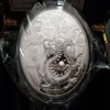 Pièce de monnaie chinoise en argent d'art et d'artisanat de 1kg, 1000g d'argent 99 99% dragon du zodiaque art220y