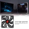 Fans 12cm 3000rpm Fan Cooling 12v Pc Case Radiator Cooler 120mm Big 4pin Desktop Chassis Workstation Cabinet Heatsink Fan Server Fans